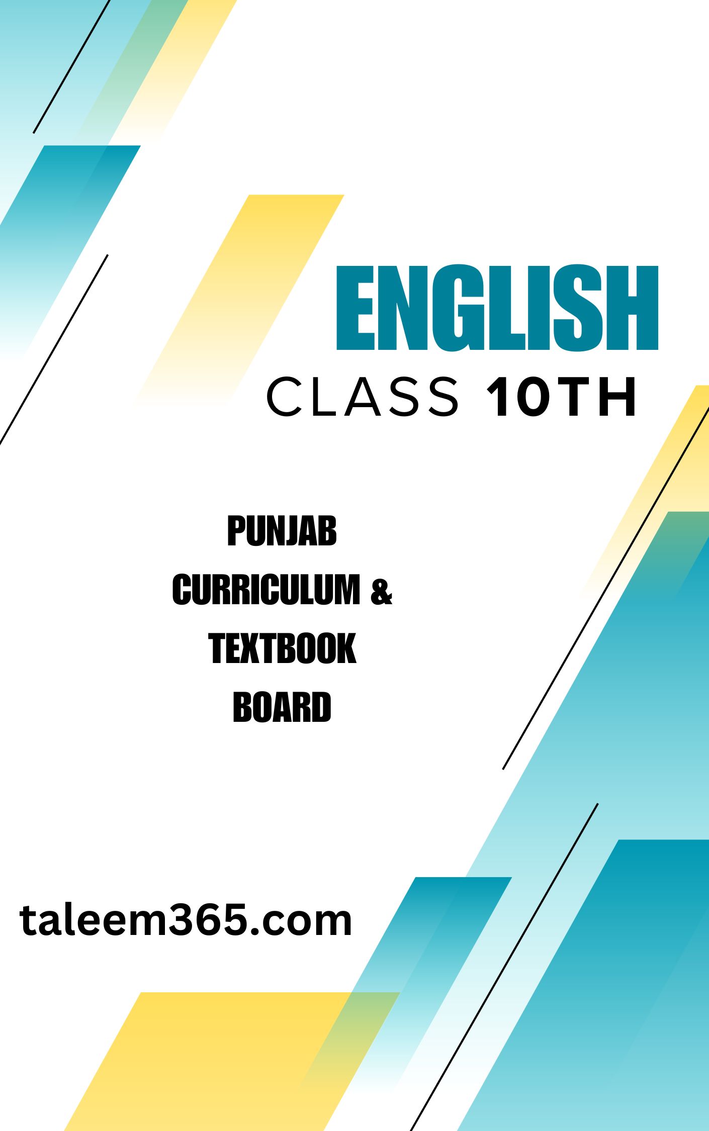 10 class English book