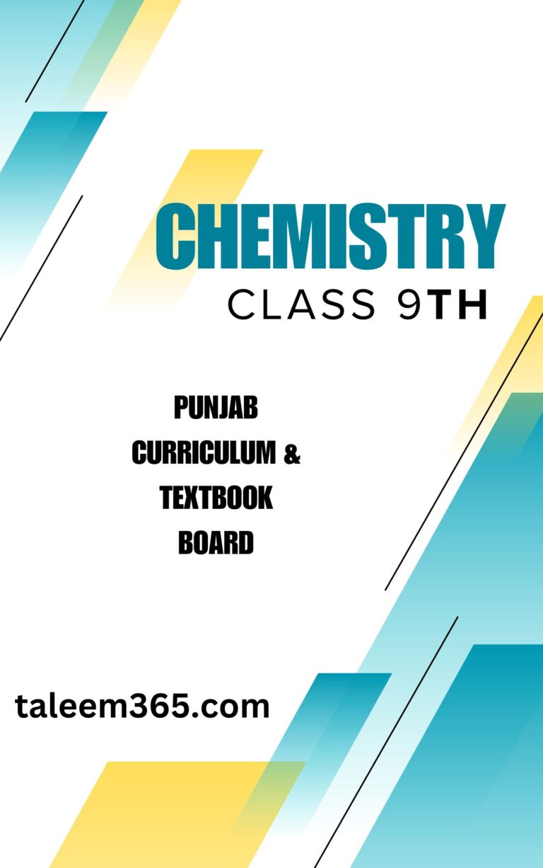 9 Class New Chemistry Book 2025